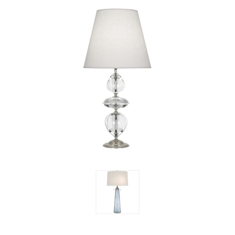 Robert Abbey Williamsburg Orlando Clear Crystal Table Lamp