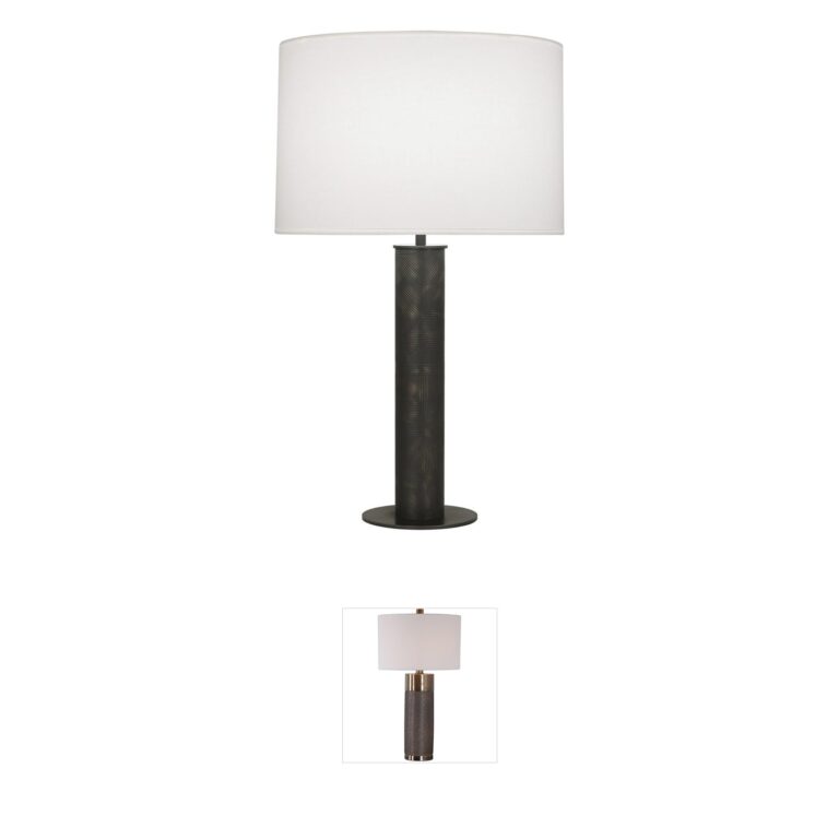 Robert Abbey Michael Berman Brut Deep Patina Bronze Table Lamp