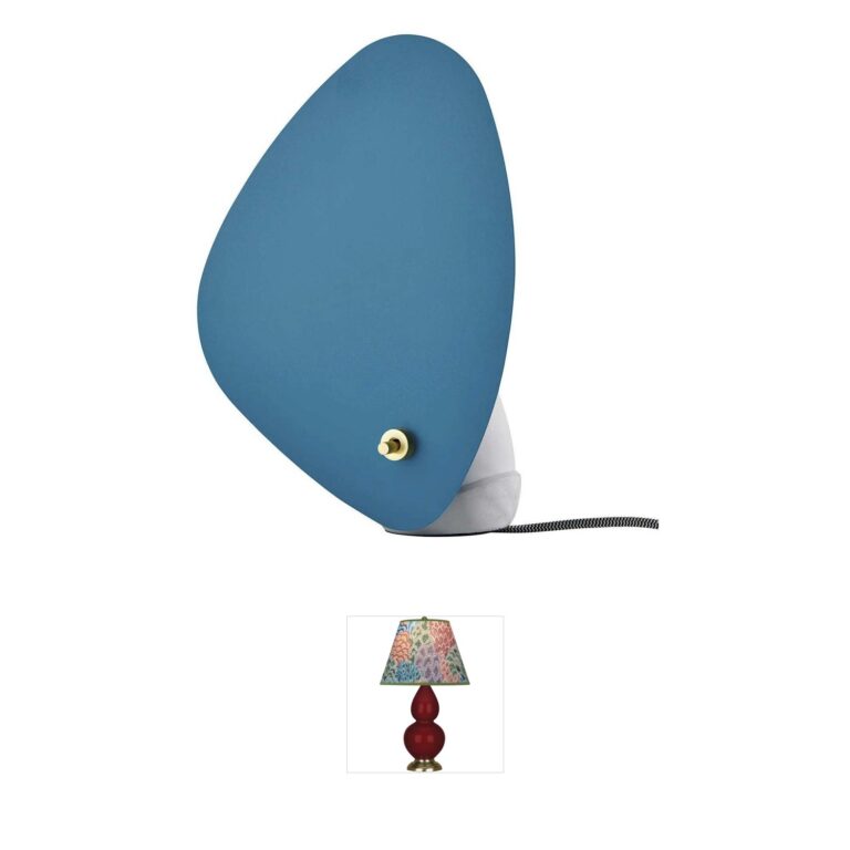 Adesso Bonnie Turquoise Metal Table Lamp