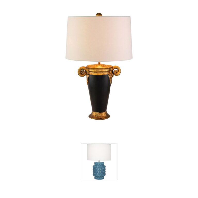 Lucas + McKearn Gallier Black & Gold Table Lamp