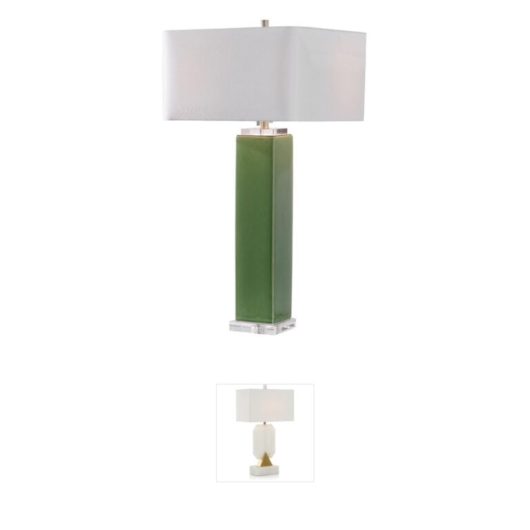 Uttermost Aneeza Ceramic & Crystal Table Lamp