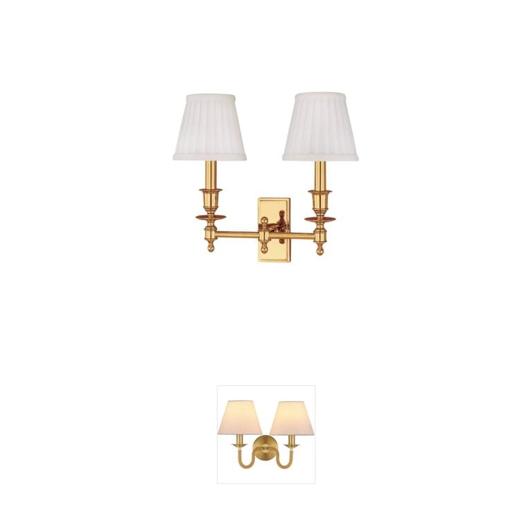 Hudson Valley Ludlow Polished Brass Wall Sconce