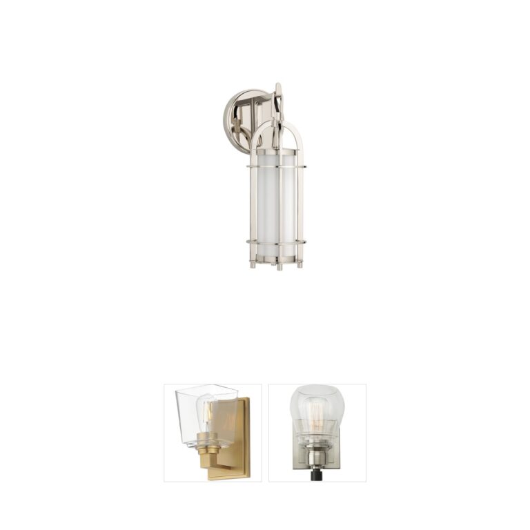 Hudson Valley Portland Polished Nickel Vanity Light