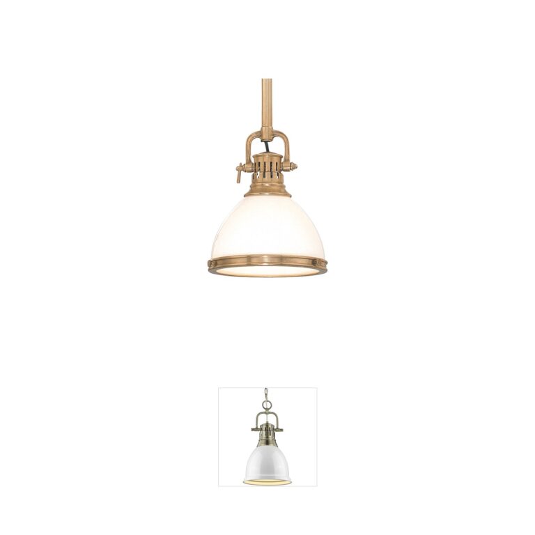 Hudson Valley Randolph 19" Aged Brass Pendant