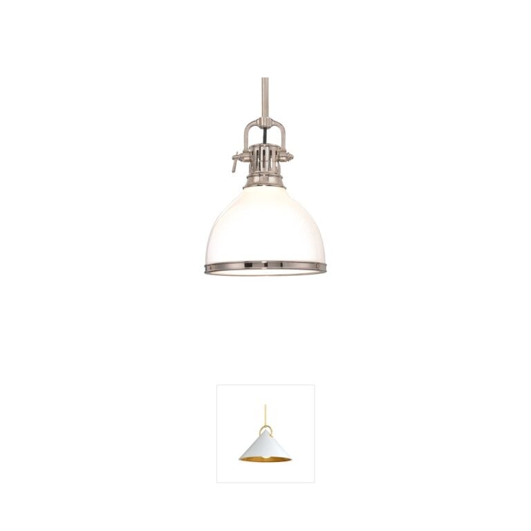 Hudson Valley Randolph 7" Polished Nickel Pendant