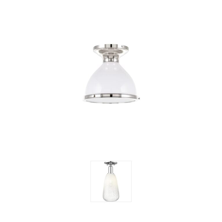 Hudson Valley Randolph Opal Glass Semi-Flush Mount