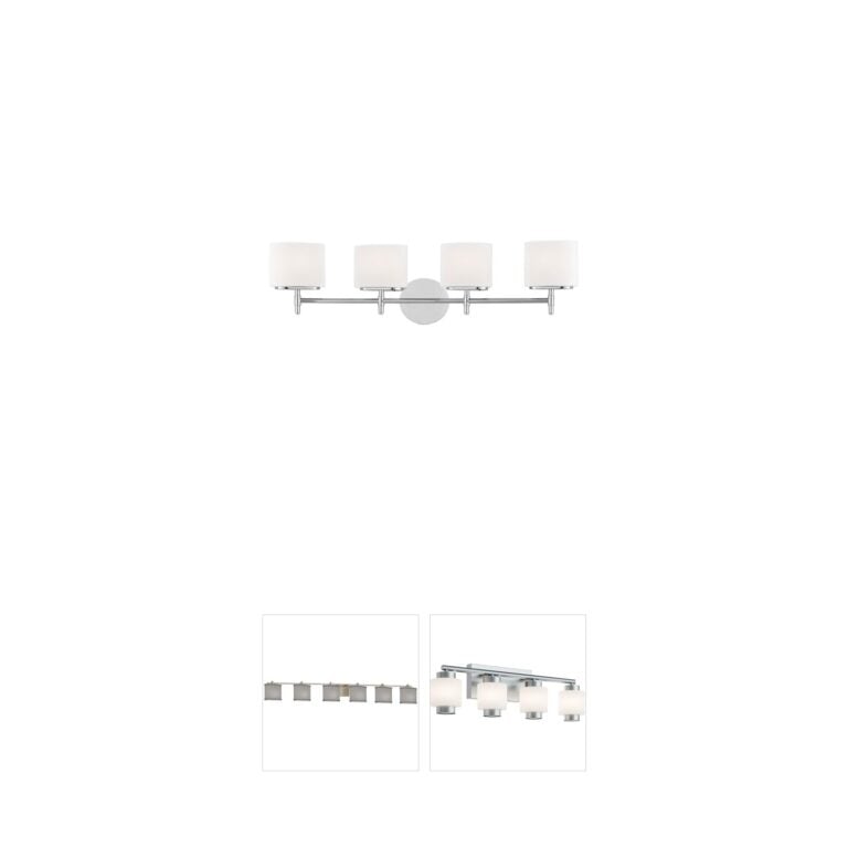 Hudson Valley Trinity 4-Light Vanity - Polished Chrome