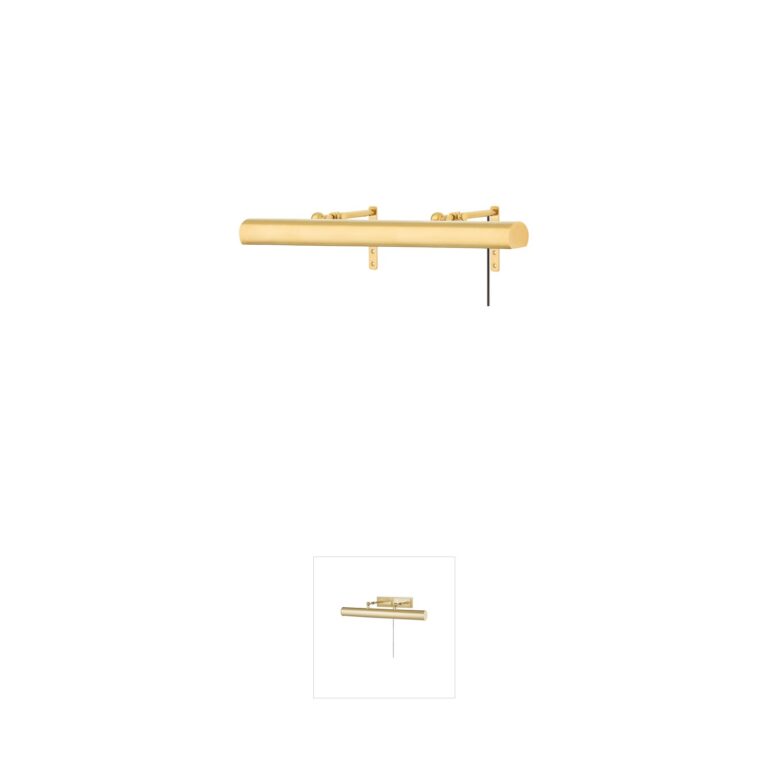 Hudson Valley Vernon 30-Inch Aged Brass Picture Light