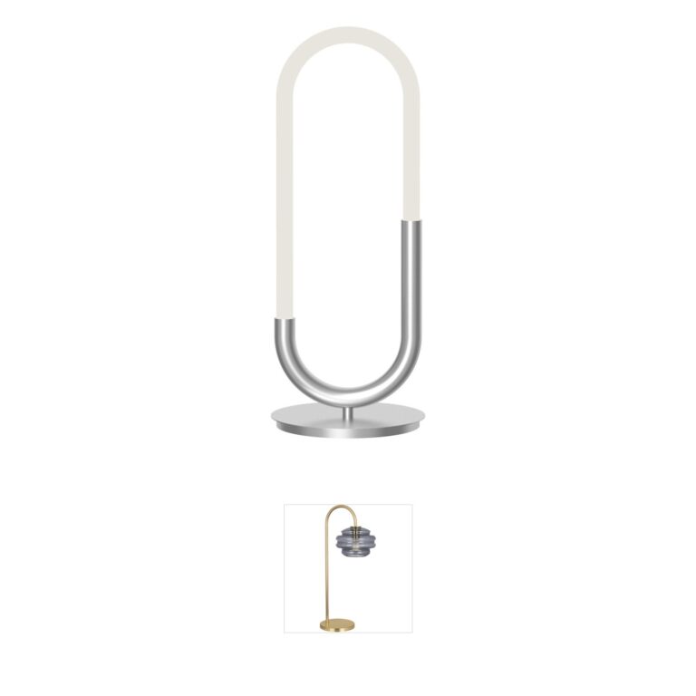 Kuzco Lighting Huron LED Chrome Table Lamp