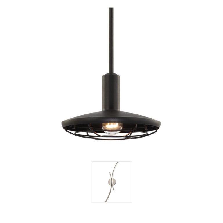Matteo Lighting Compton Matte Black Metal Wall Sconce