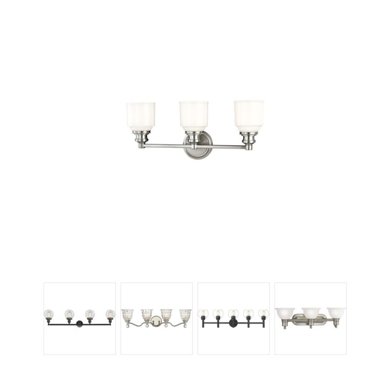 Hudson Valley Windham 3-Light Polished Nickel Vanity Light