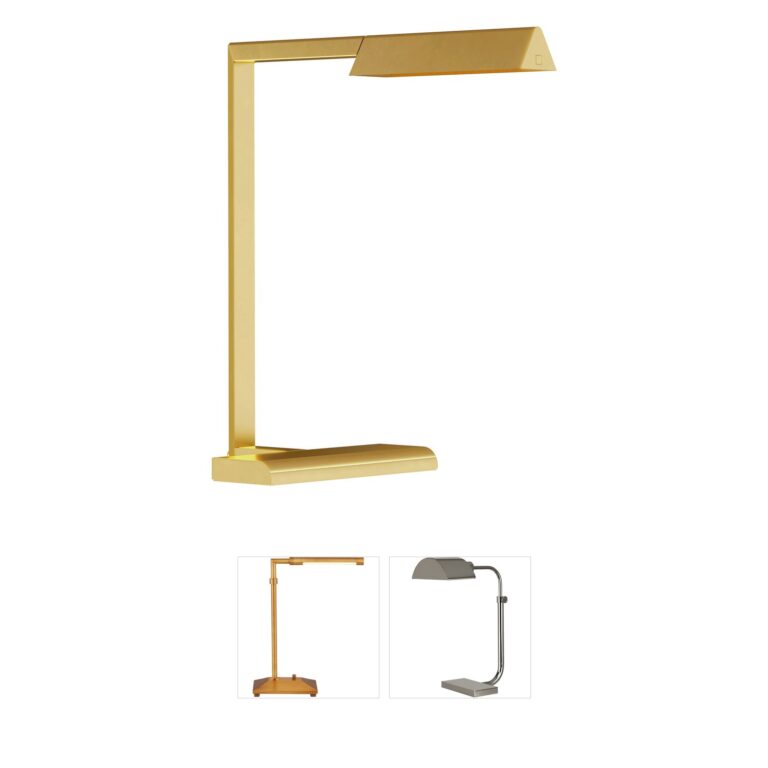 Visual Comfort Modern Collection Sean Lavin Dessau Natural Brass LED Table Lamp