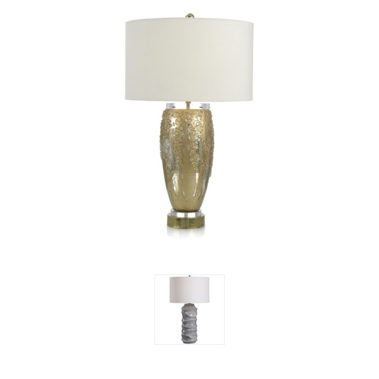 John-Richard Leah Silver and Gold Table Lamp