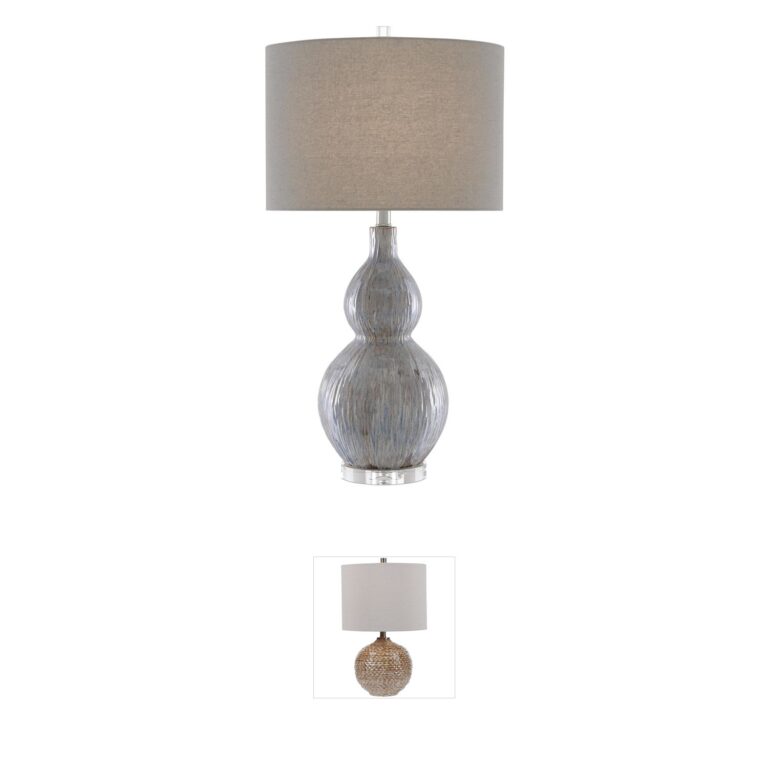 Currey & Company Idyll Porcelain & Crystal Table Lamp