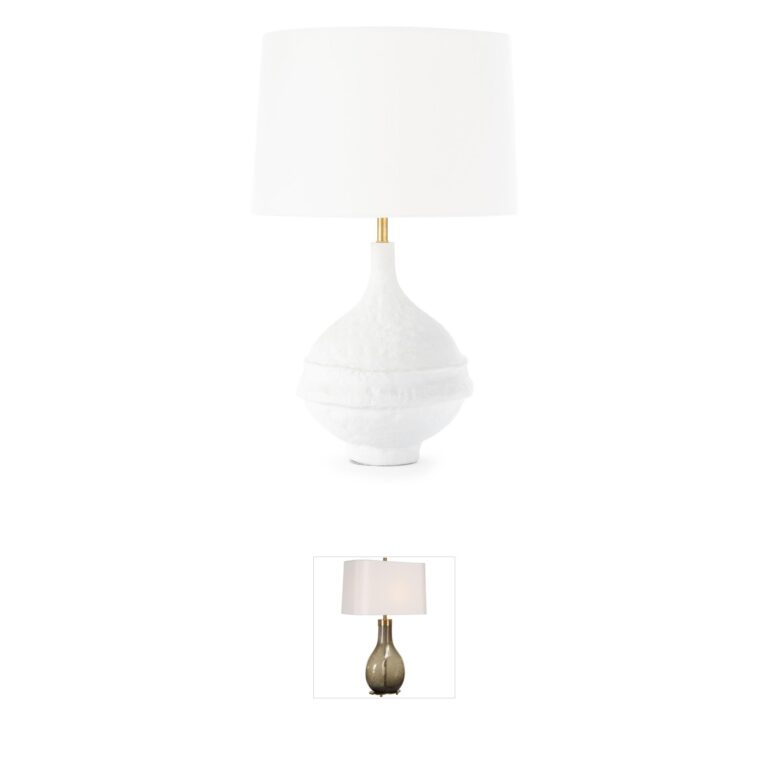 Regina Andrew Riviera White Aluminum Table Lamp