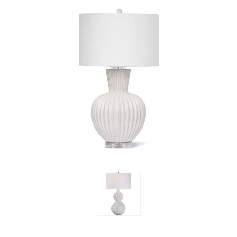 Regina Andrew Madrid White Ceramic Table Lamp