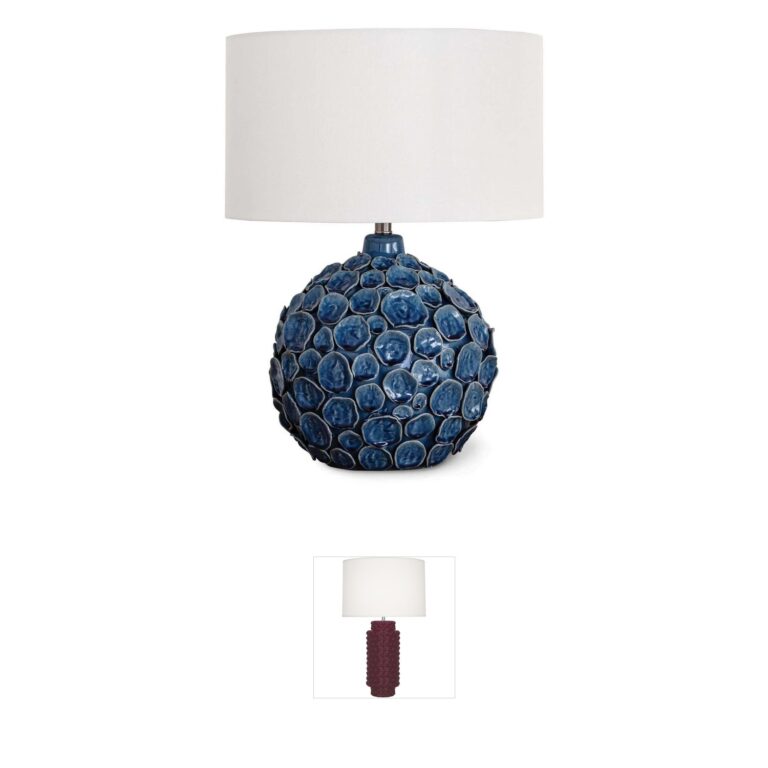 Regina Andrew Lucia Blue Ceramic Table Lamp