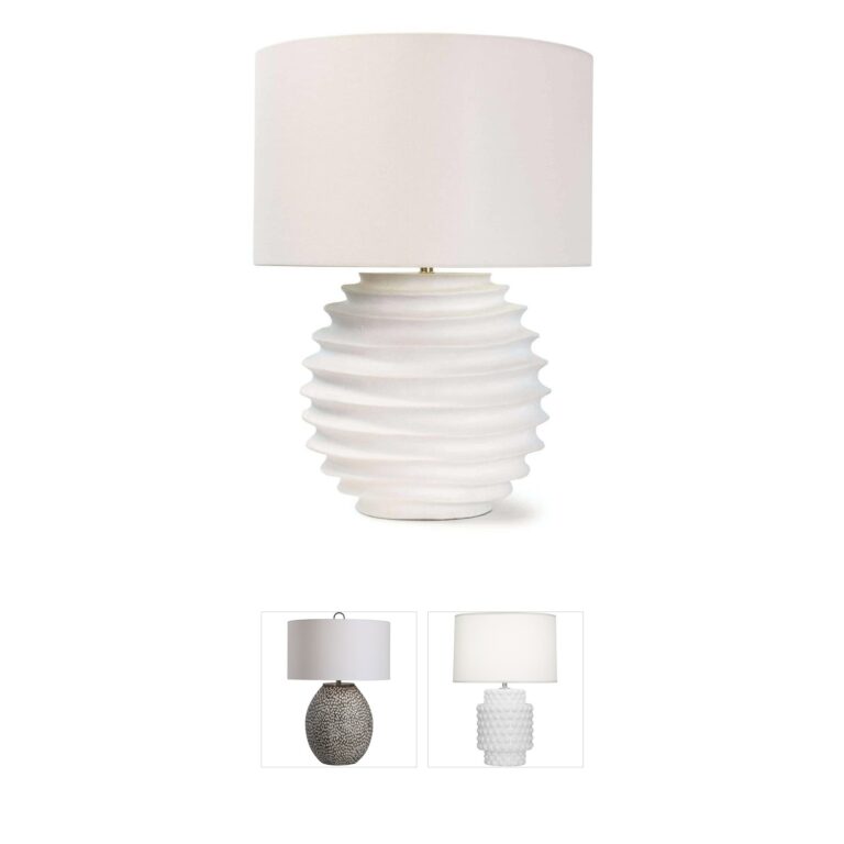 Regina Andrew Nabu White Aluminum Table Lamp