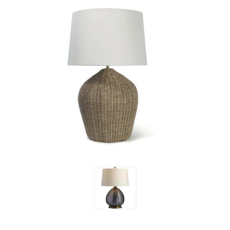 Regina Andrew Detroit Georgian Rattan Table Lamp