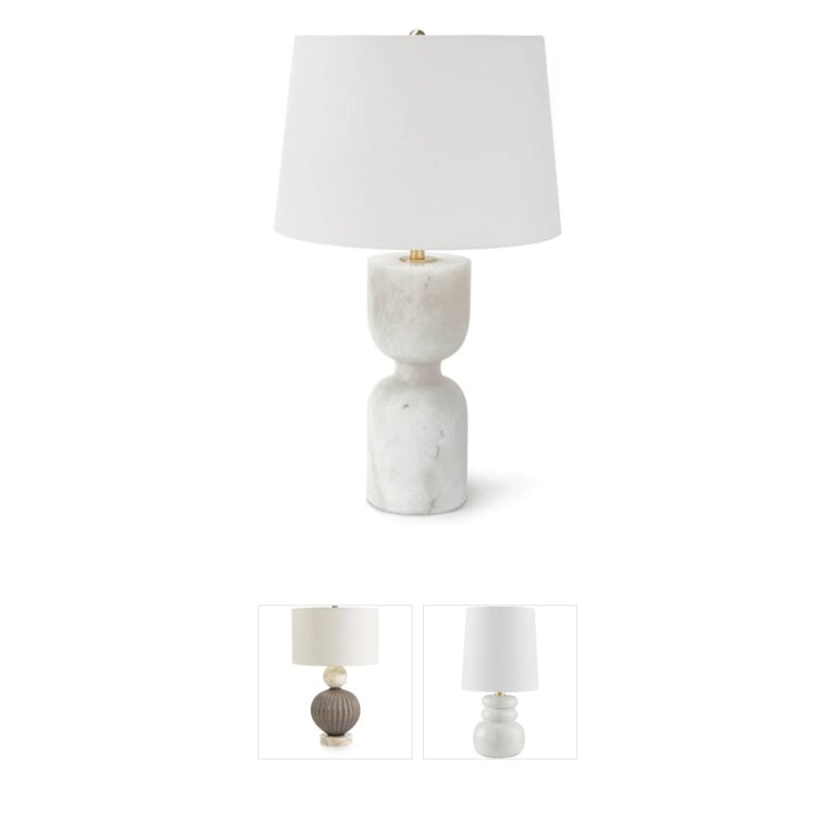 Regina Andrew Joan Large Alabaster Table Lamp
