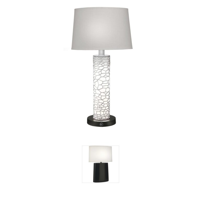 Stiffel Ellie Silver Metal Table Lamp