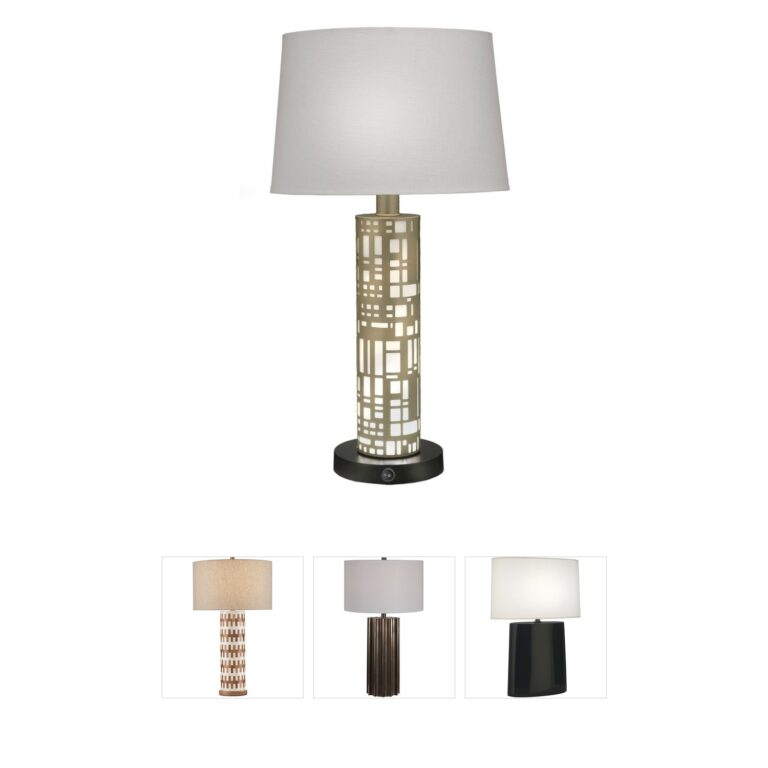 Stiffel Ellie 29-Inch Metal Table Lamp in Oculux Bronze