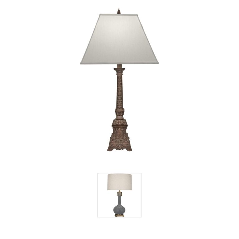 Stiffel Ellie Antique Old Bronze Metal Table Lamp