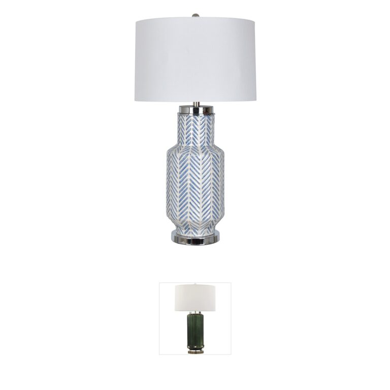 Crestview Collection Fullbright Ceramic Table Lamp