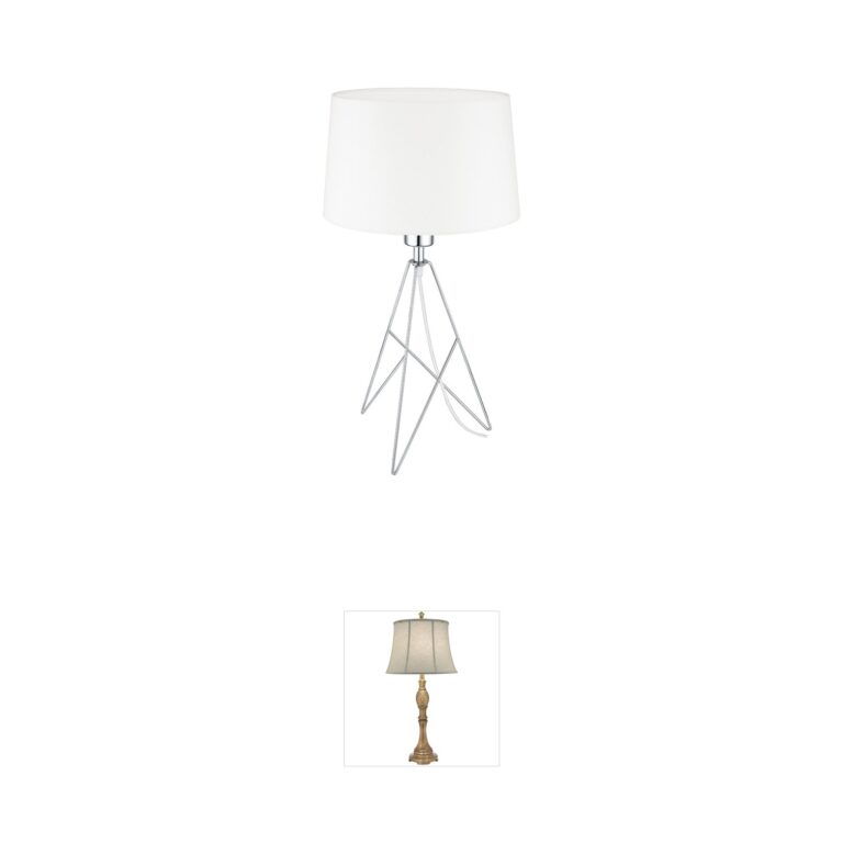 Eglo Camporale Chrome Table Lamp