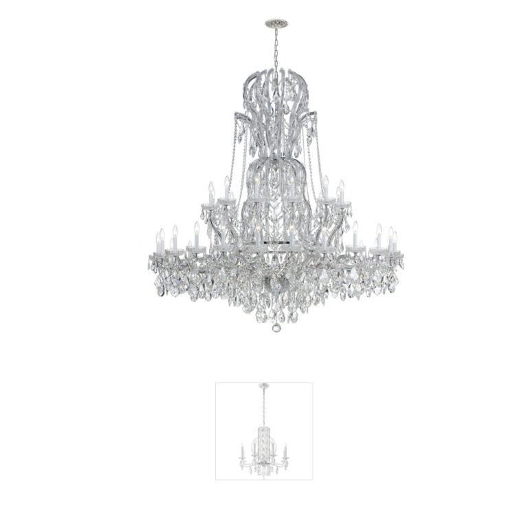 Crystorama Maria Theresa 64-Inch Swarovski Strass Crystal Chandelier
