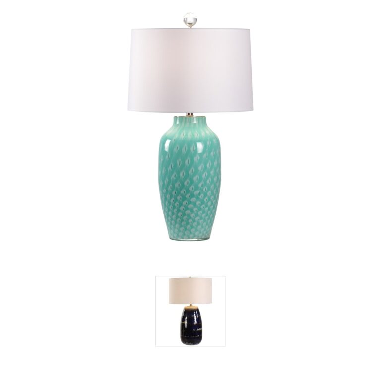Wildwood Vietri Mint Green Glass Table Lamp