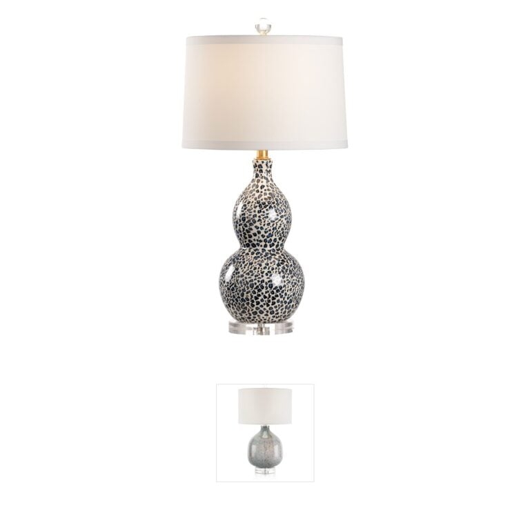 Wildwood Wildwood Collection Snow Leopard Ceramic Table Lamp