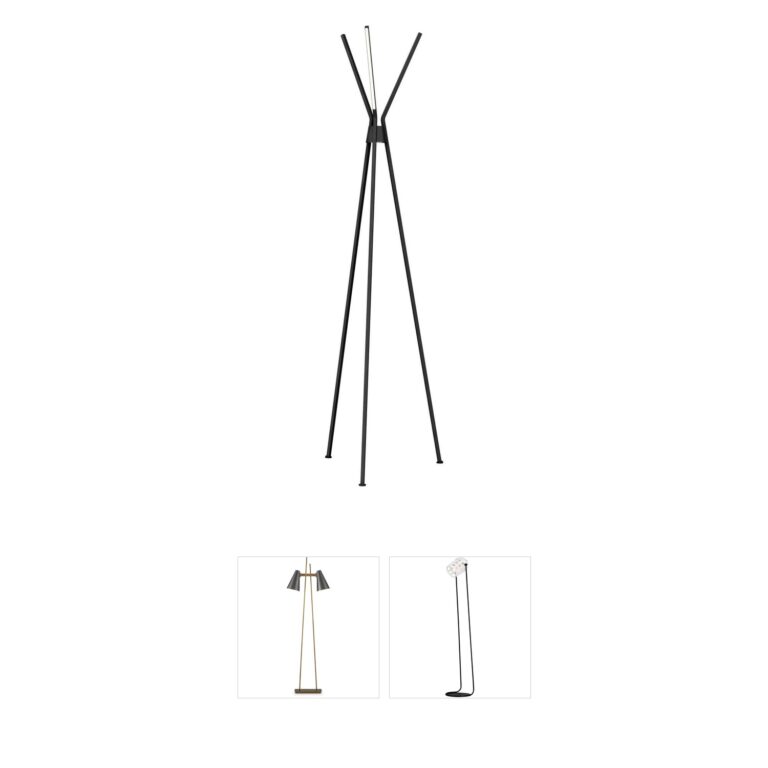 DALS Lighting Stellar Floor Star LED Floor Lamp - Black