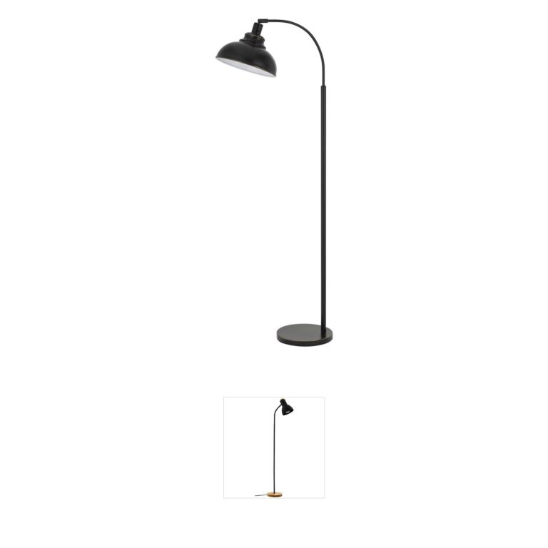 CAL Lighting Dijon Dark Bronze Adjustable Metal Floor Lamp