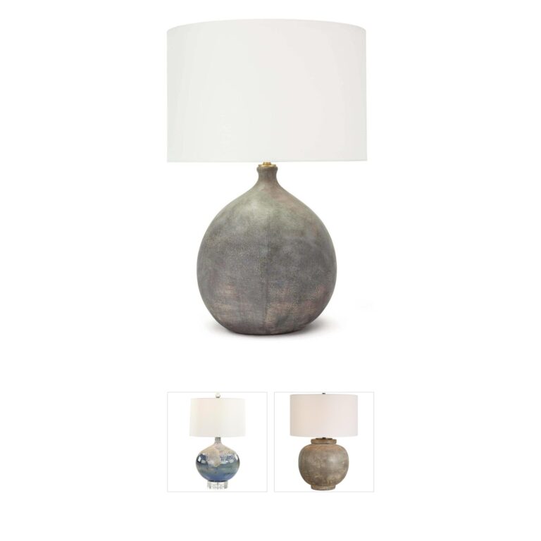 Regina Andrew Detroit Dover Hand-Finished Ceramic Table Lamp