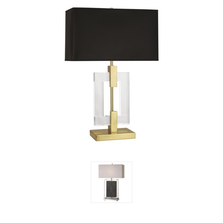 Robert Abbey Lincoln Modern Brass Table Lamp