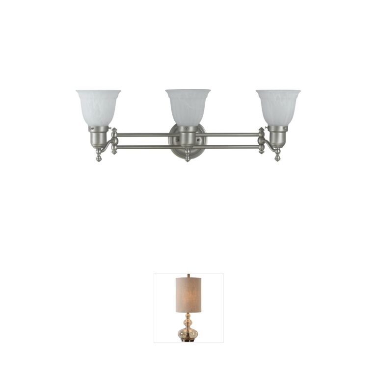 CAL Lighting Hotel Collection Brushed Steel Table Lamp