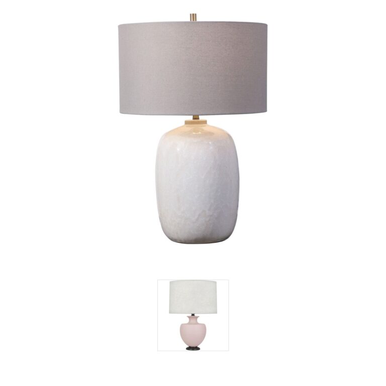 Uttermost Winterscape Ceramic Table Lamp