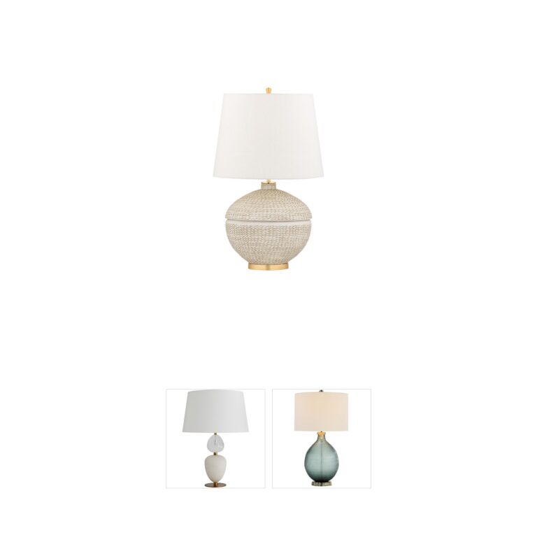 Hudson Valley Katonah Gold Leaf Table Lamp
