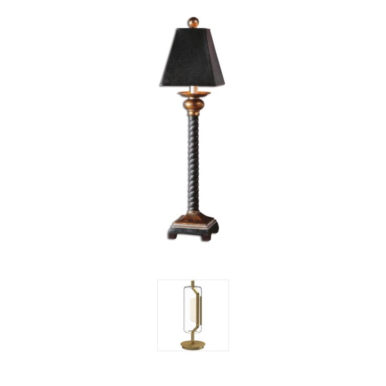 Uttermost Bellcord Dark Bronze Table Lamp