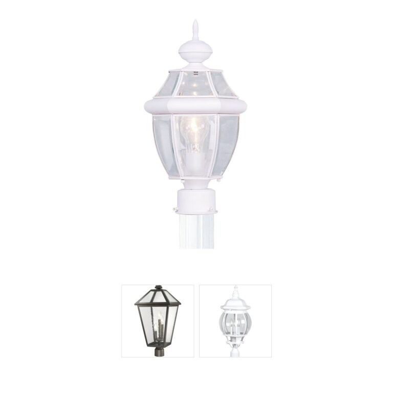 Livex Lighting Monterey Solid Brass Outdoor Post Light