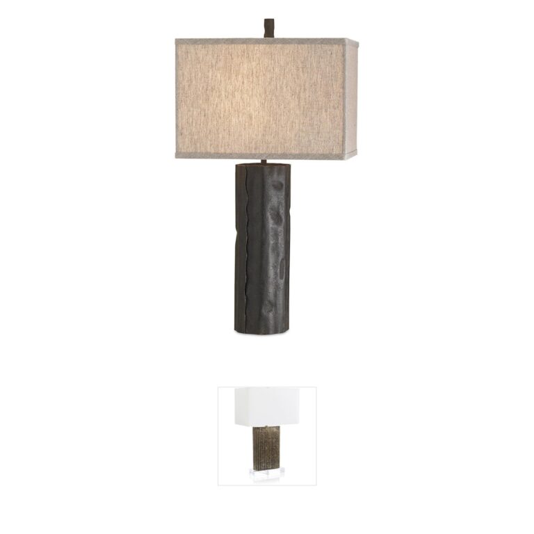 Currey & Company Caravan Molé Black Industrial Table Lamp