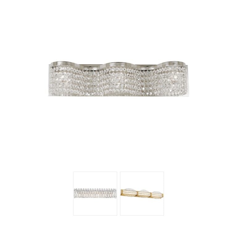 Framburg Princessa Polished Silver Wall Sconce