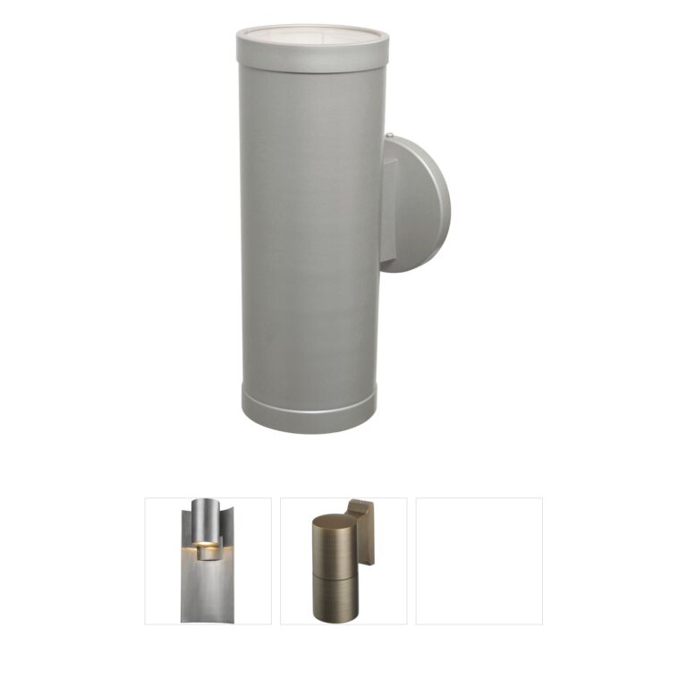 Access Lighting Poseidon Bi-Directional Steel & Glass Outdoor Wall Light