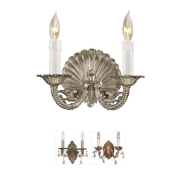 Metropolitan Metropolitan Family Collection Polished Chrome Wall Sconce