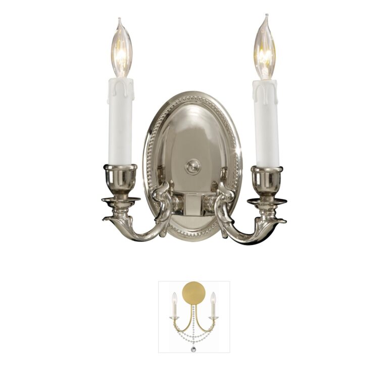 Metropolitan Metropolitan Family Collection Polished Chrome Wall Sconce