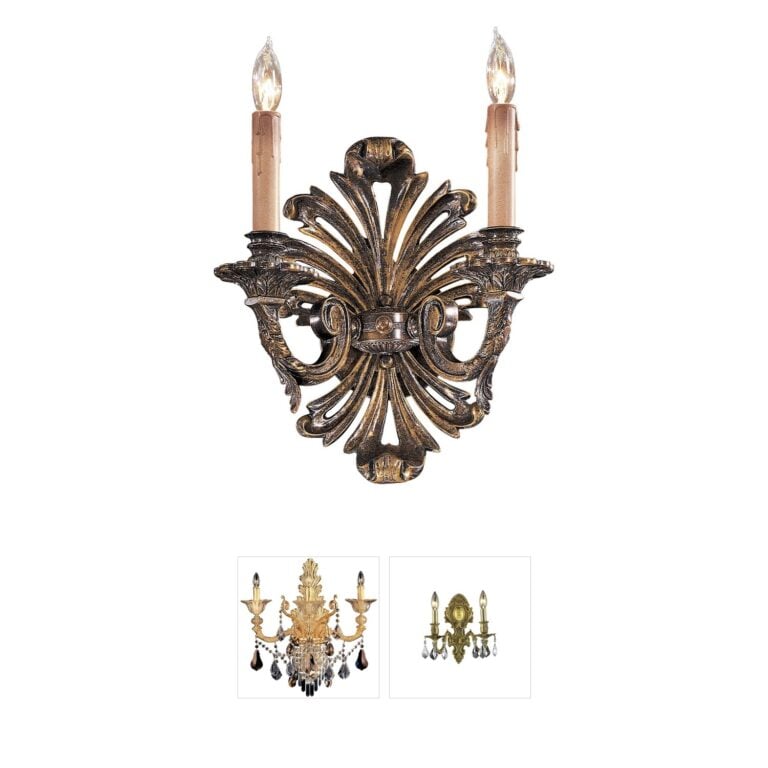 Metropolitan Metropolitan Family Collection Oxide Brass 2-Light Sconce