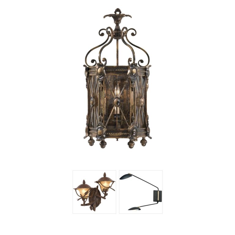 Metropolitan Jonathan 3-Light Brass Wall Sconce with Clear Glass