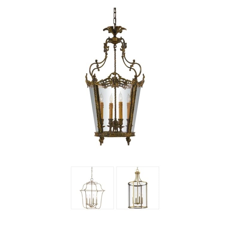 Metropolitan Jonathan Oxide Brass Foyer Pendant