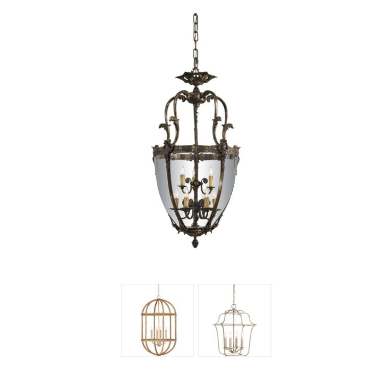 Metropolitan Jonathan 9-Light Oxide Brass Foyer Pendant